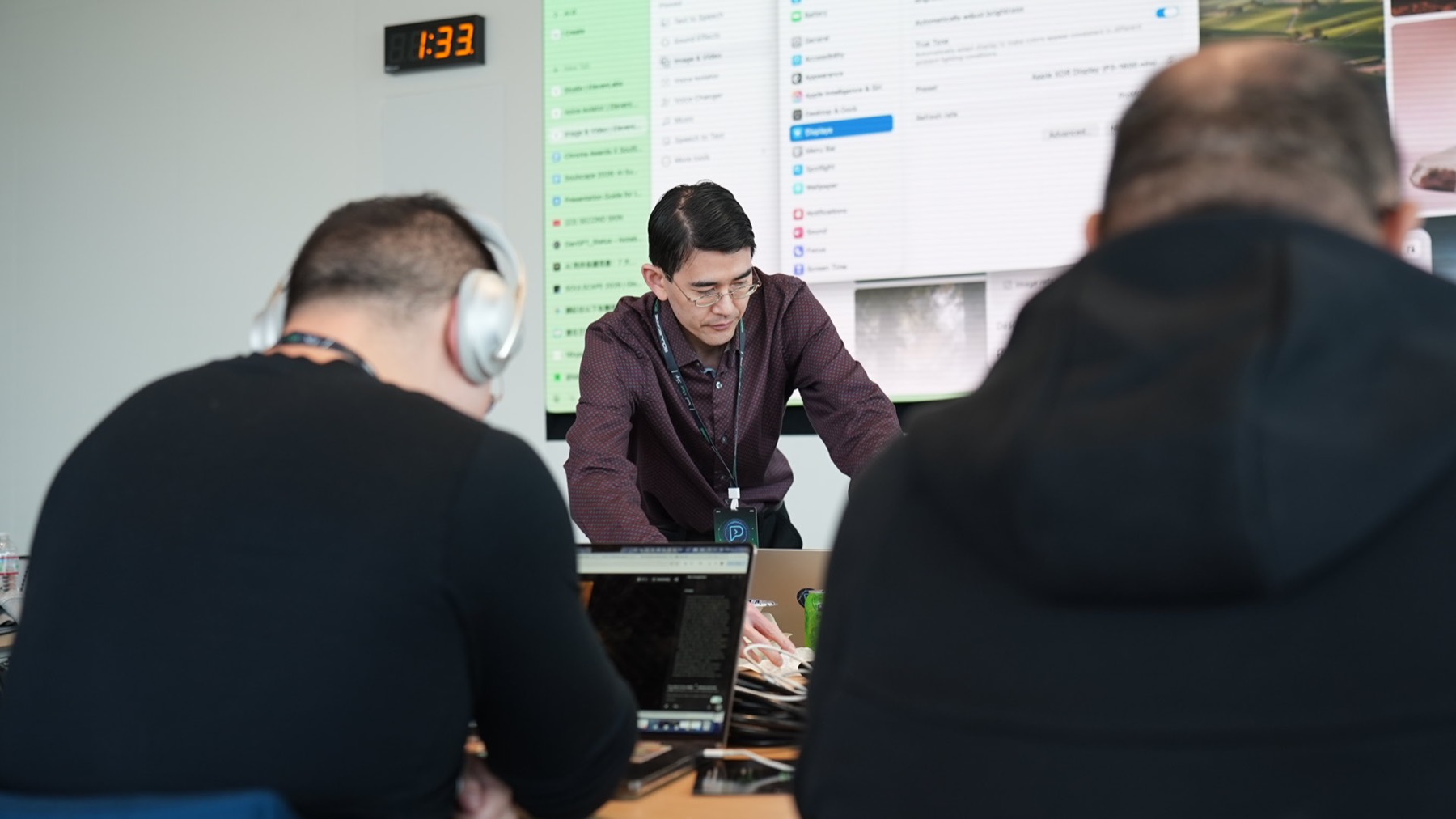 Creators working together inside a Soulscape production workflow